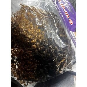 Outre Big Beautiful Human Hair Premium Blend CLIP-IN 12pcs 4A Kinky Curl 2T1B